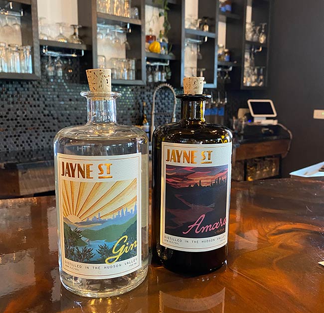 Jayne St Distilling bottles