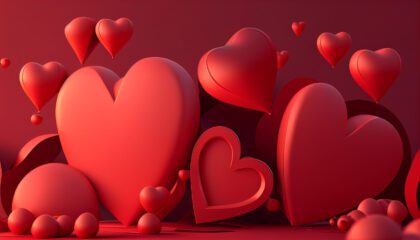 Red Hearts graphic